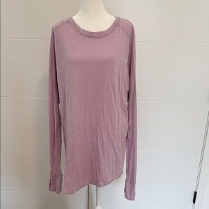 We The Free Lilac Arden Long Sleeve Tee